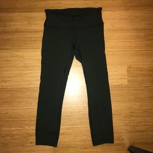 Lululemon Wunder Under Crop Hunter Green 4